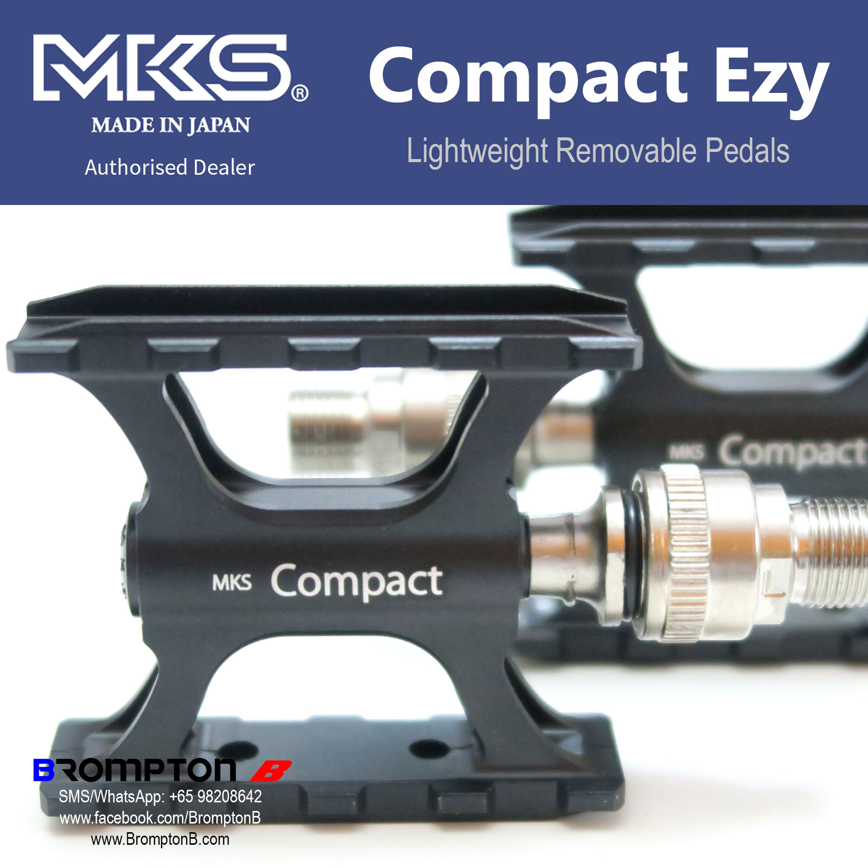 MKS Compact Ezy Pedals