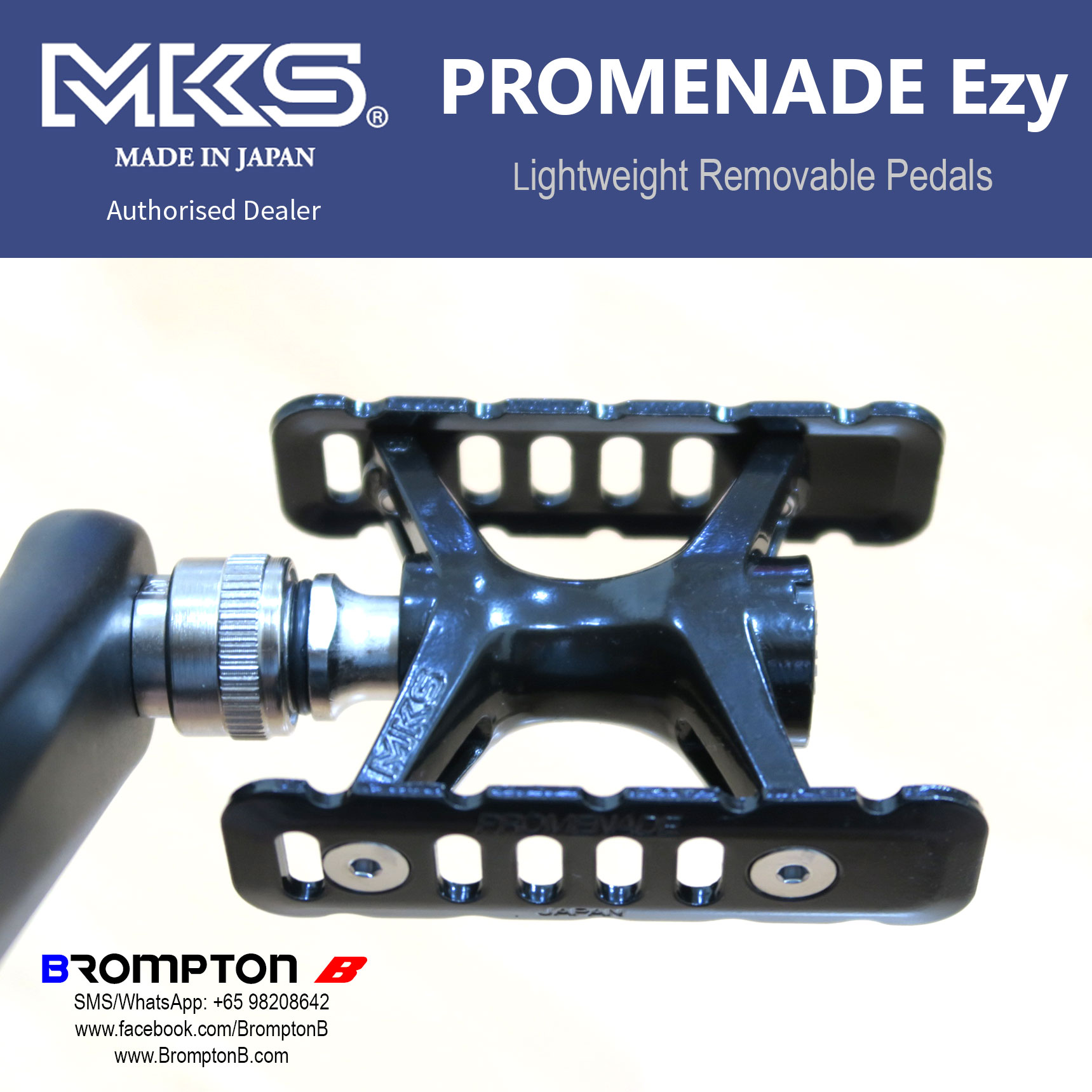 MKS PROMENADE Ezy Detachable Pedals