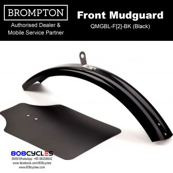 BROMPTON Mudguard Blade, Front (Black/Silver)