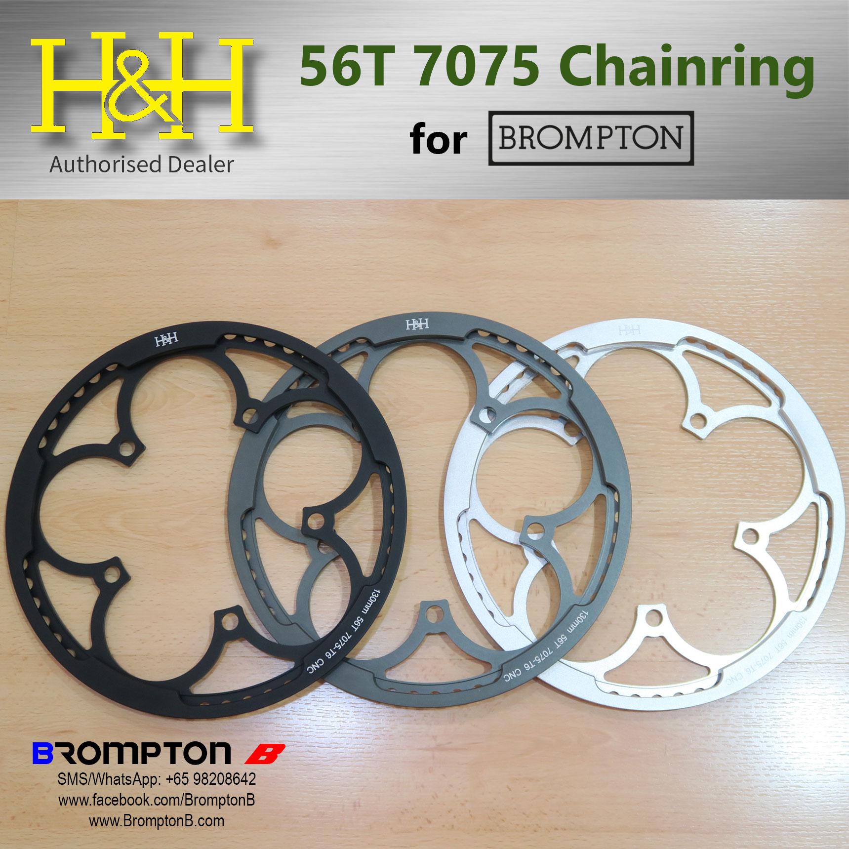 H&H Chainring 56T - Image 6