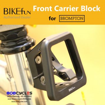 BIKEfun Front Carrier Block with GoPro Adapter (for Bromptons)