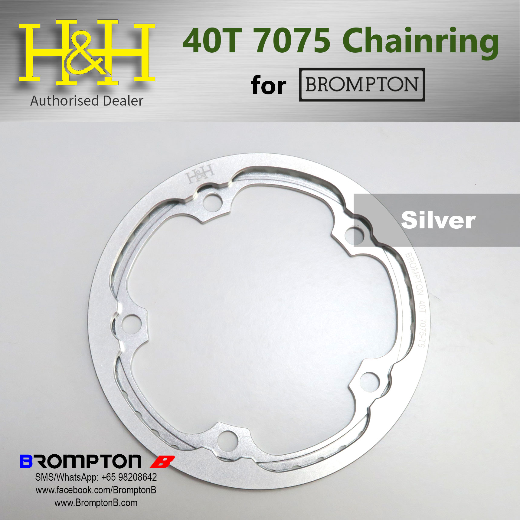H&H 7075 40T Unibody Chainring/guard - Image 4