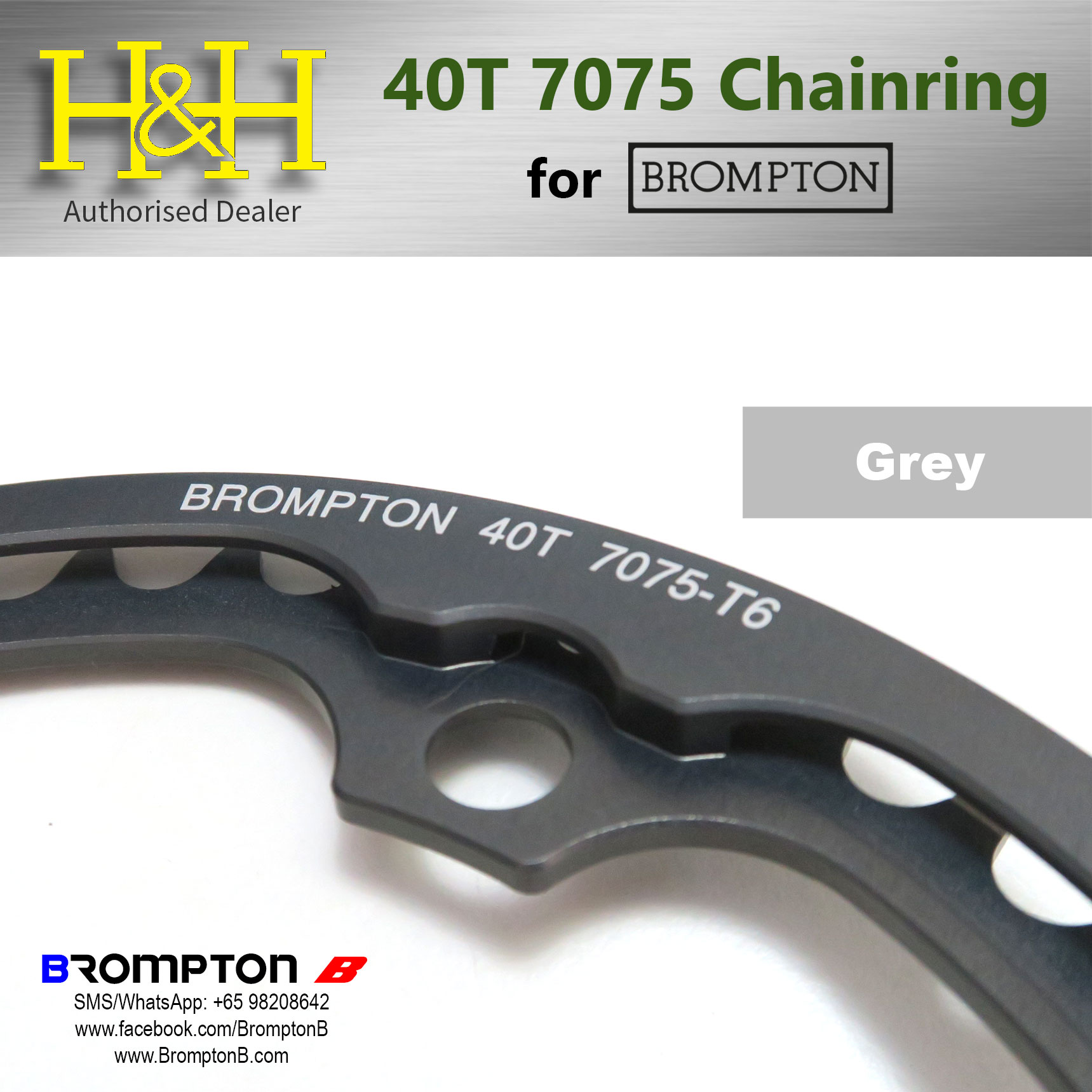 H&H 7075 40T Unibody Chainring/guard - Image 6