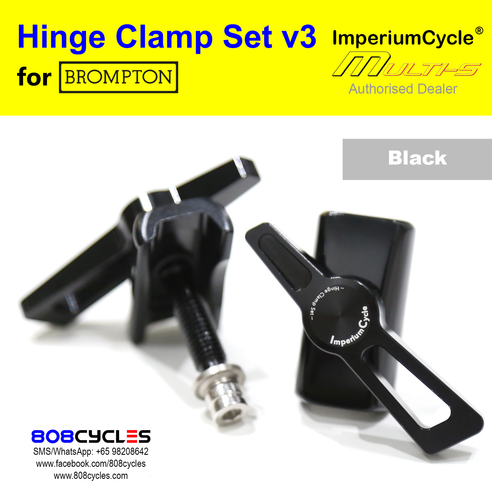Multi-S Hinge Clamp Set for Bromptons - Image 4