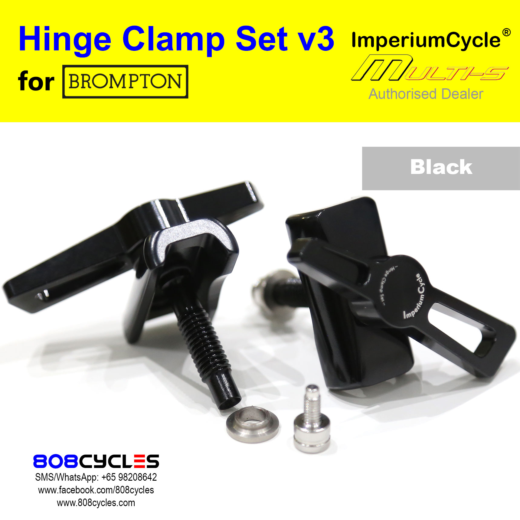 Multi-S Hinge Clamp Set for Bromptons - Image 5