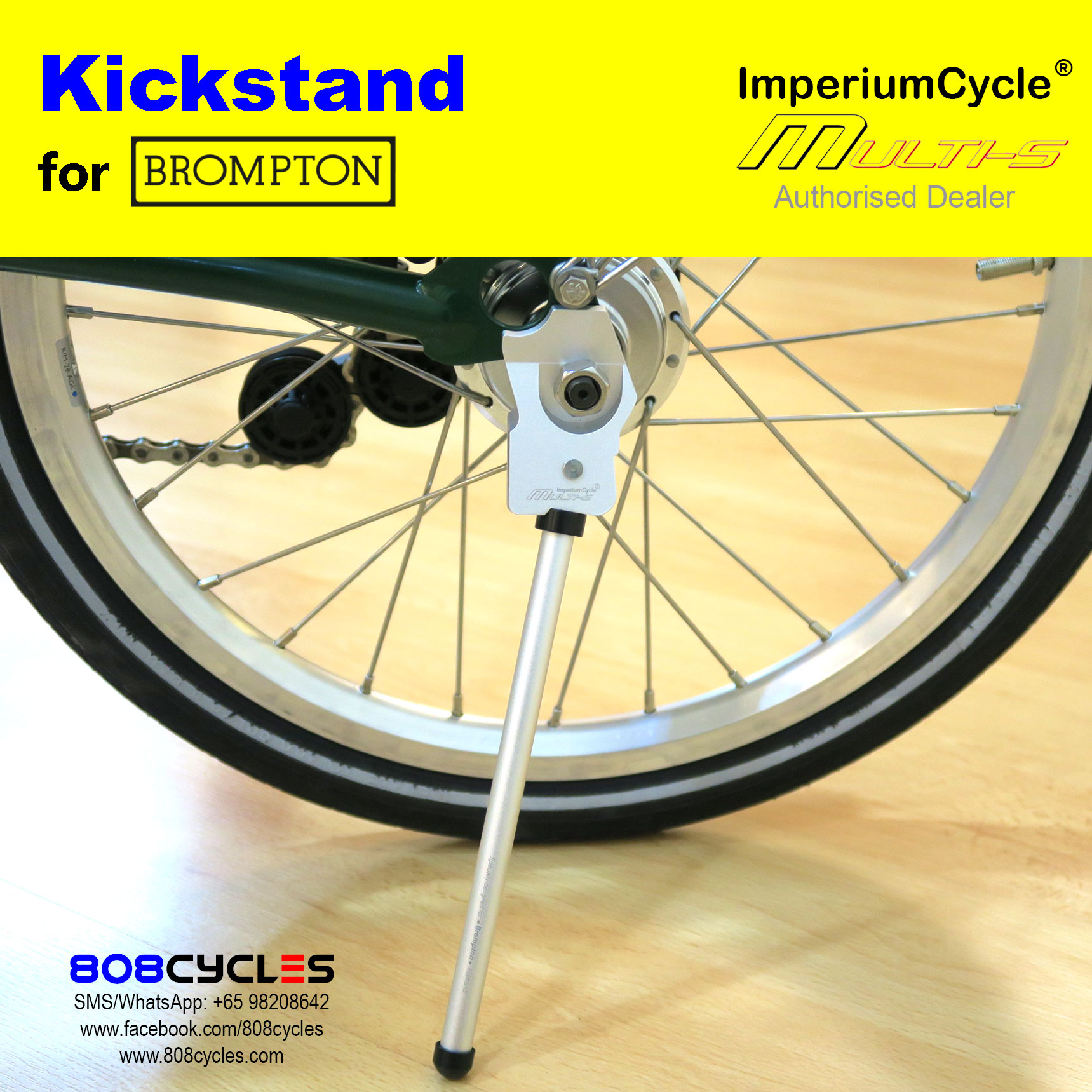 Multi-S Kickstand for Brompton - Image 3