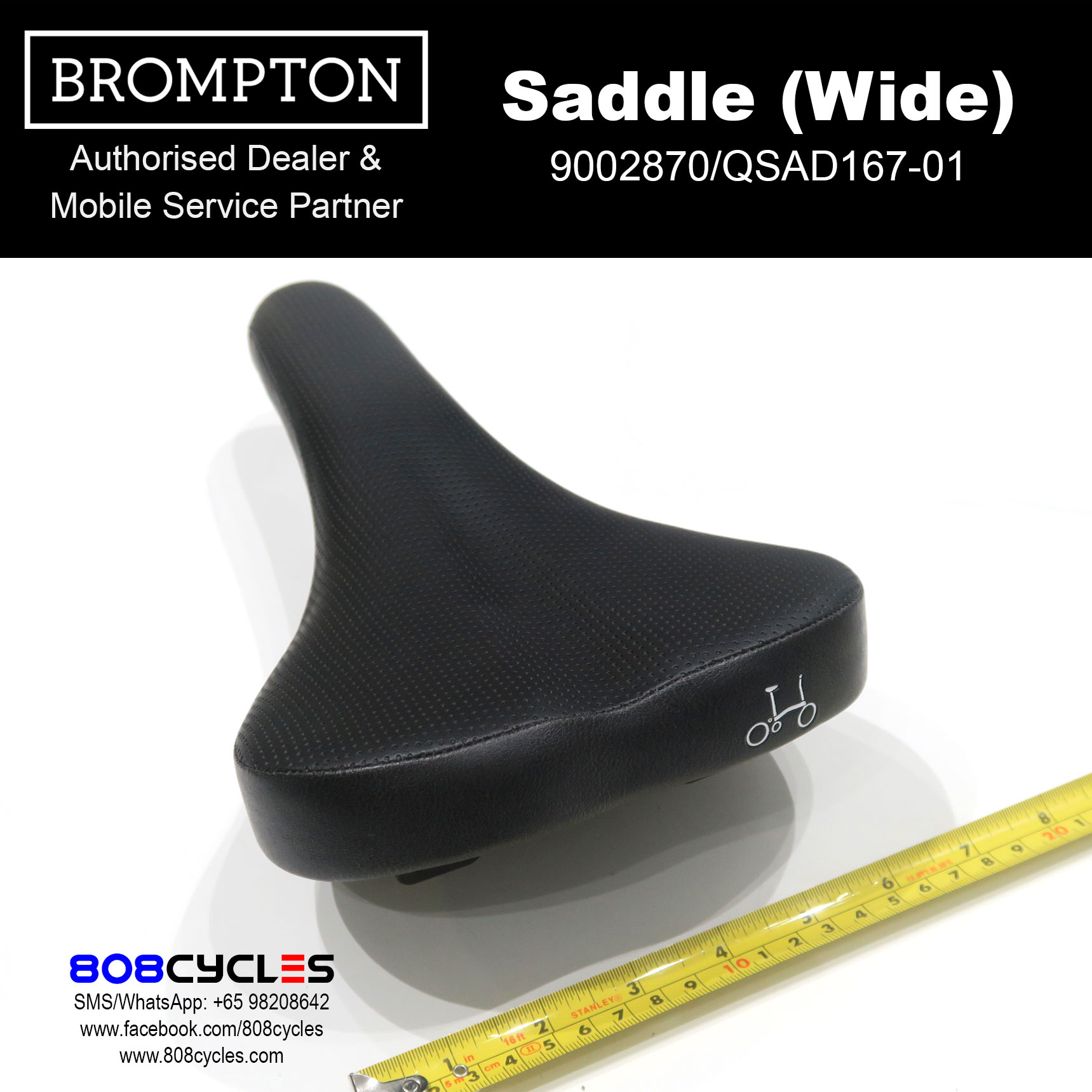 BROMPTON Saddle (Standard/Wide) - Image 3