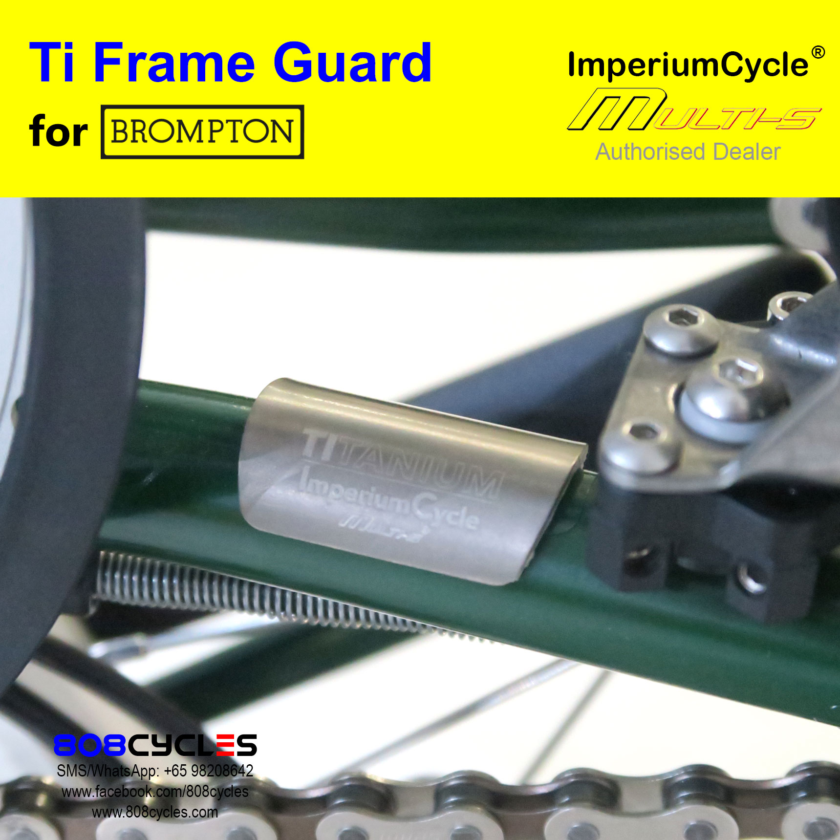 ImperiumCycle Titanium Frame Guard - Image 3