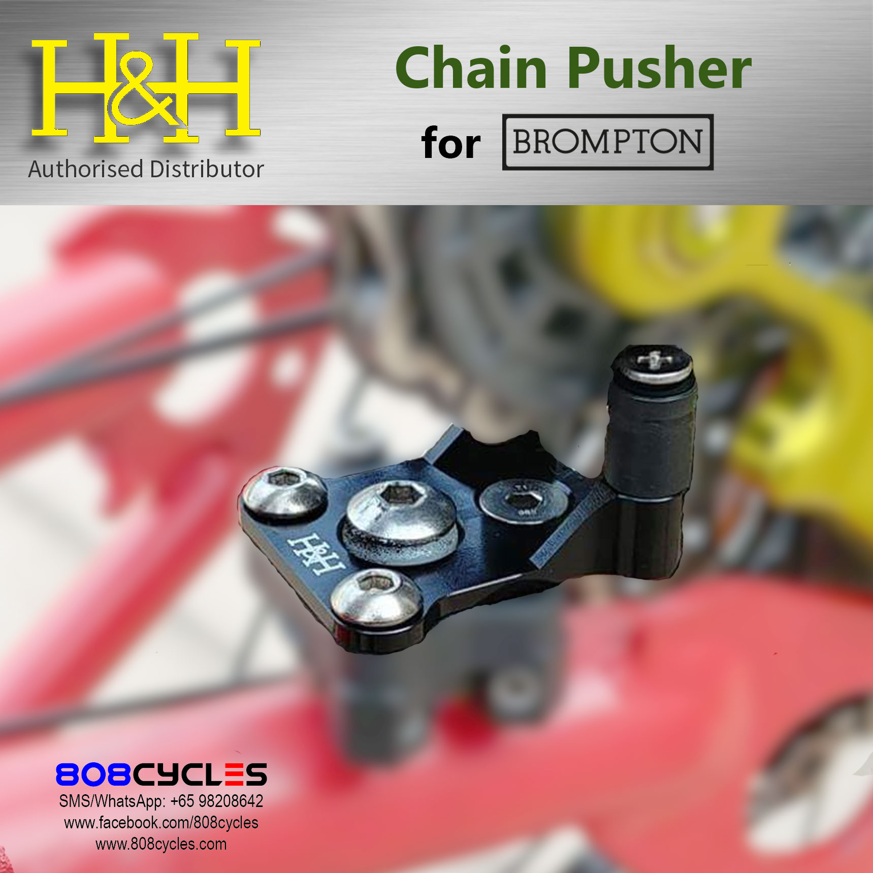 H&H Chain Pusher for Bromptons - Image 2