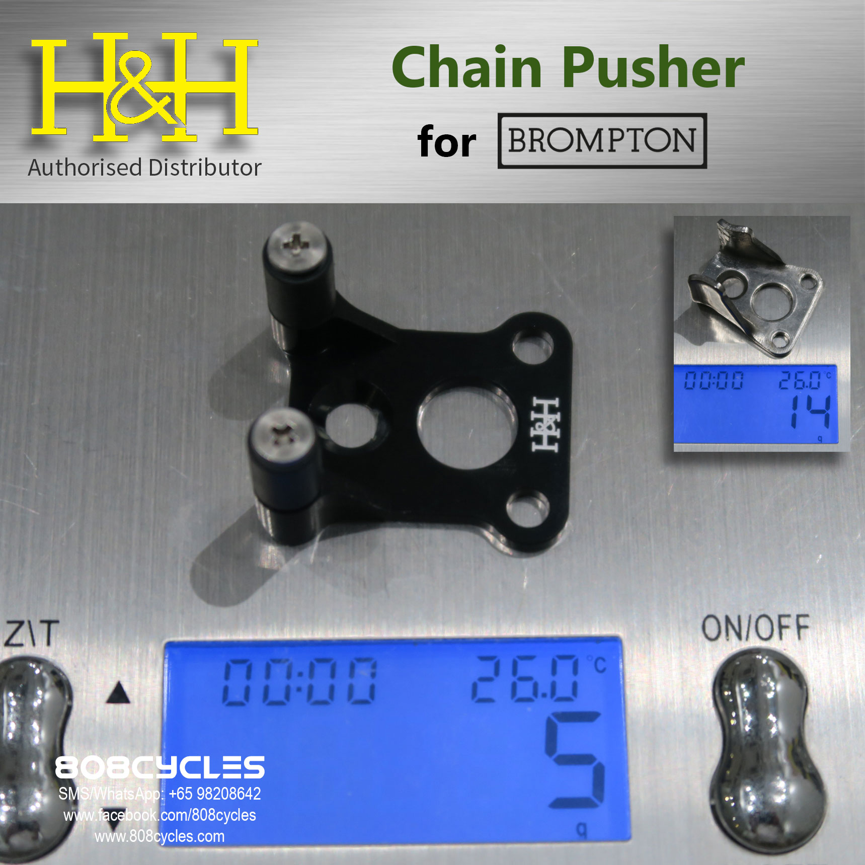 H&H Chain Pusher for Bromptons - Image 6