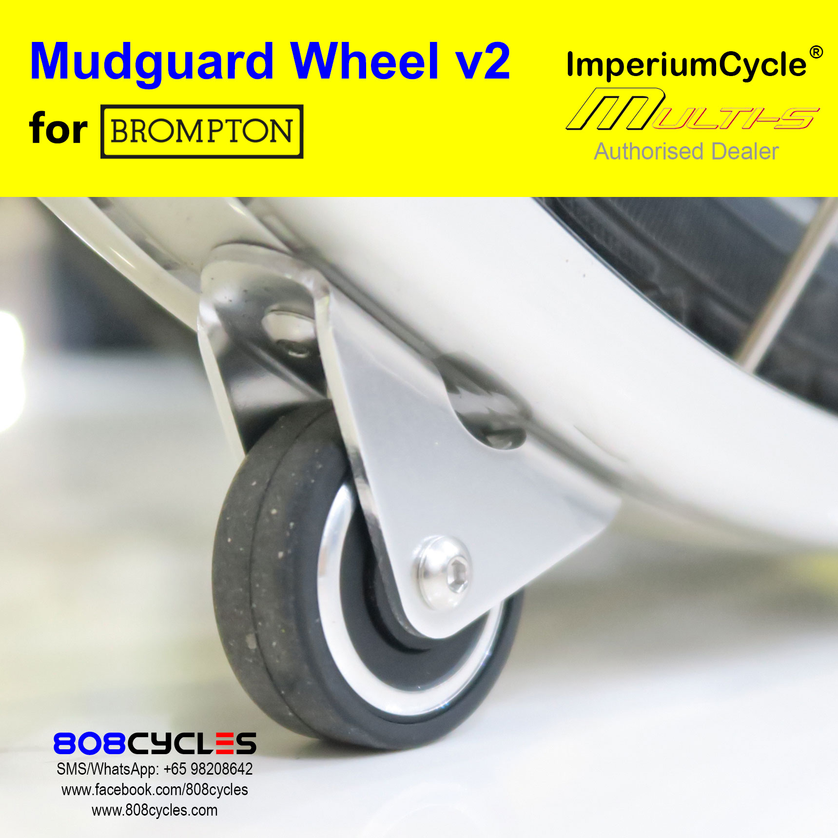 ImperiumCycle Mudguard Wheel v2 (for old-gen Brompton L-types) - Image 7