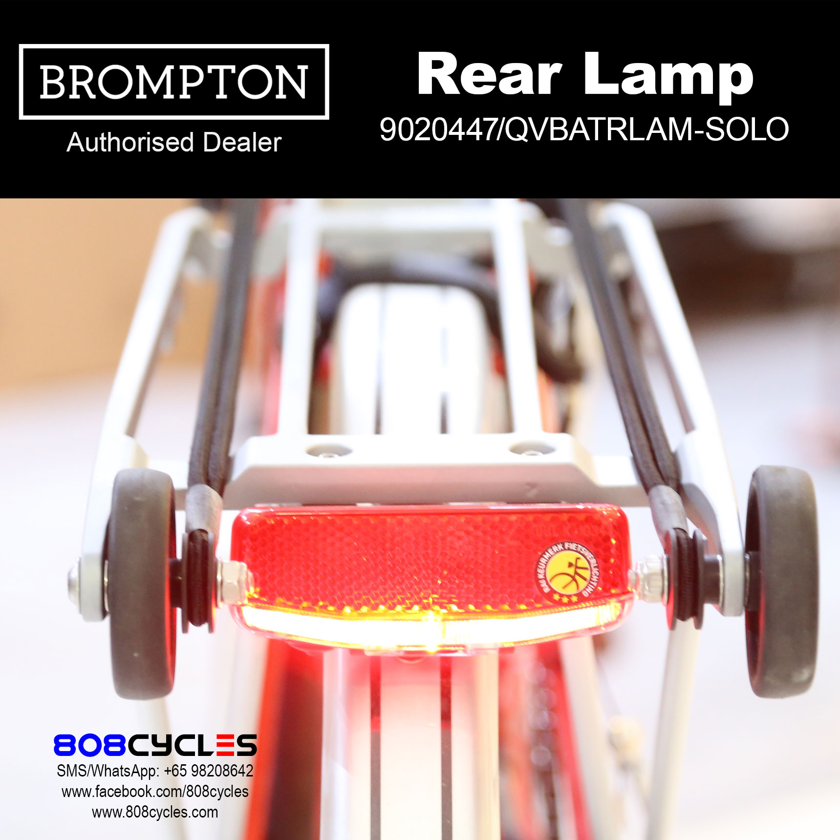 BROMPTON Rear Battery Lamp (without mounting brackets) - Image 11
