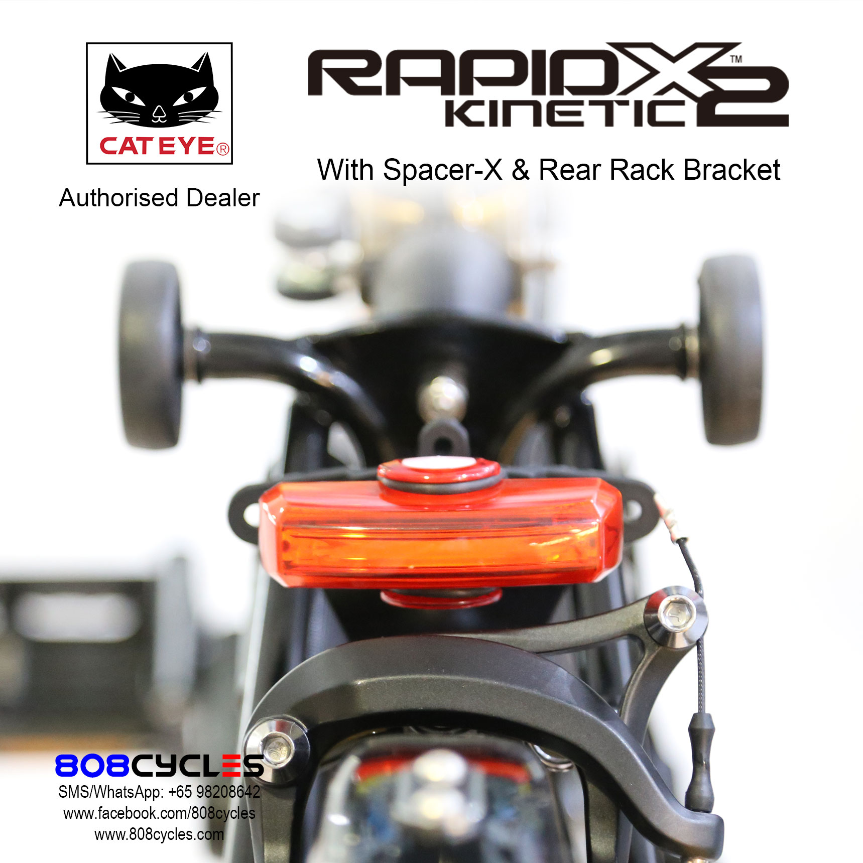 Cateye RapidX2 Kinetic Rear Light - Image 7