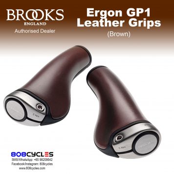 Brooks Ergon GP1 Ergonomic Leather Grips