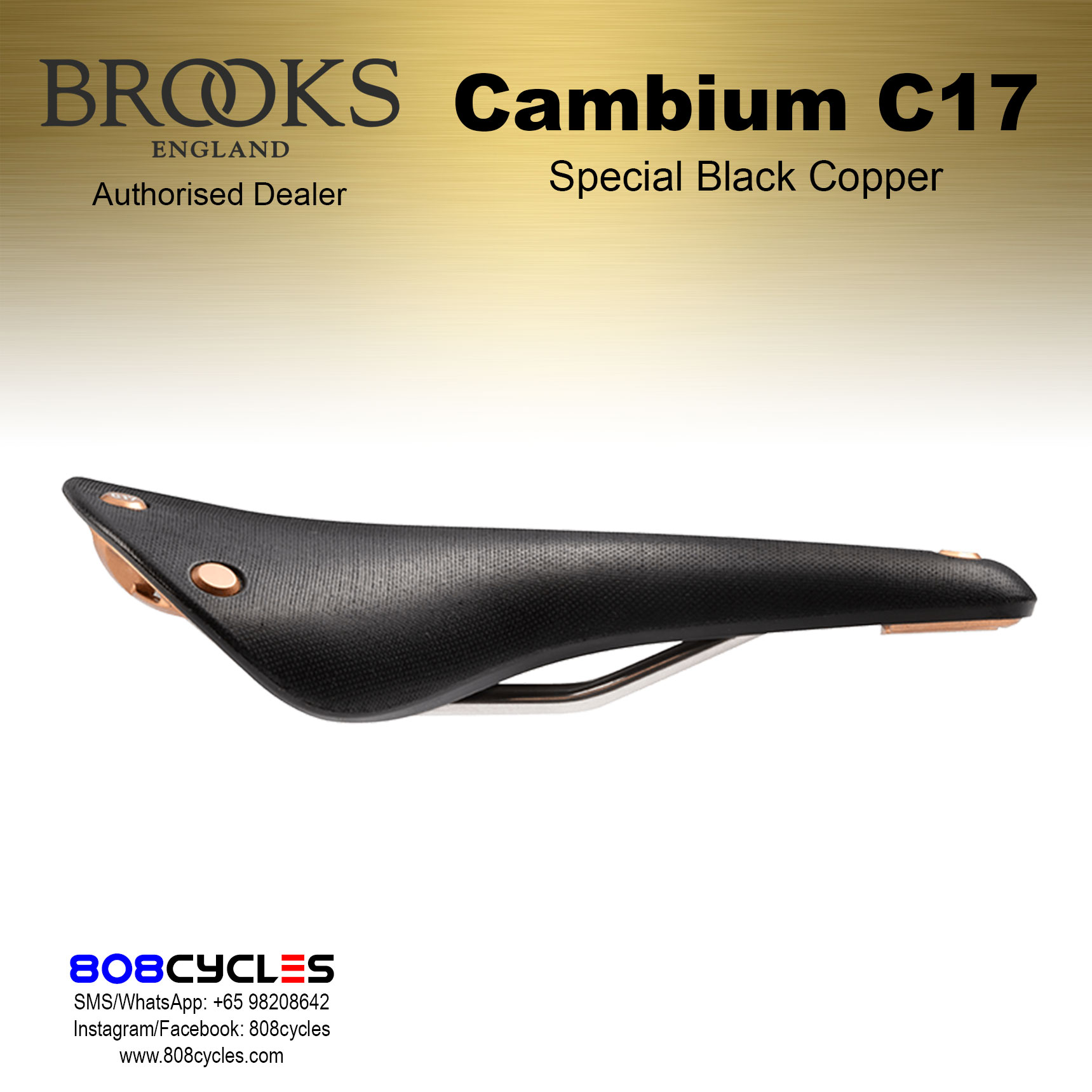 BROOKS C17 Special - Black/Copper - Image 3