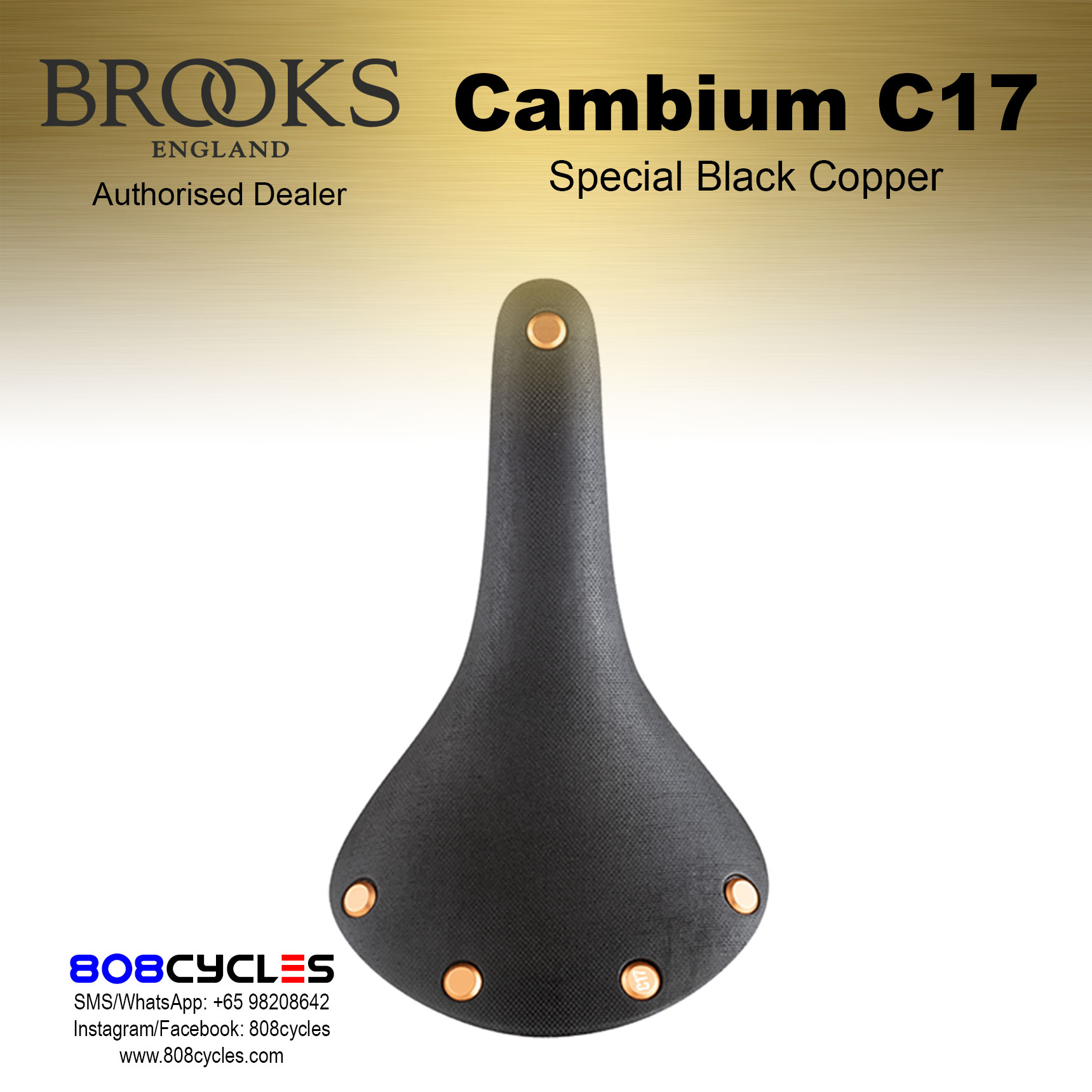 BROOKS C17 Special - Black/Copper - Image 4