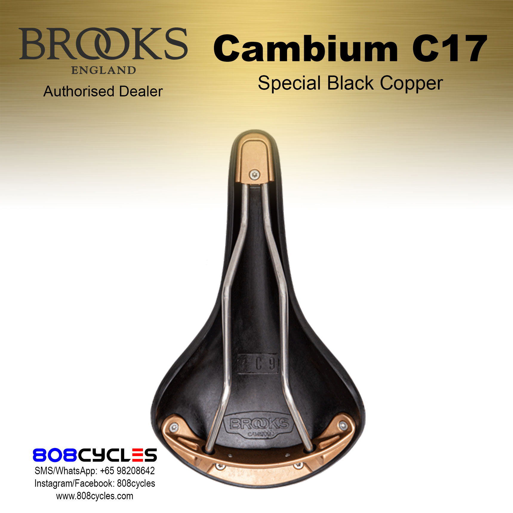 BROOKS C17 Special - Black/Copper - Image 5