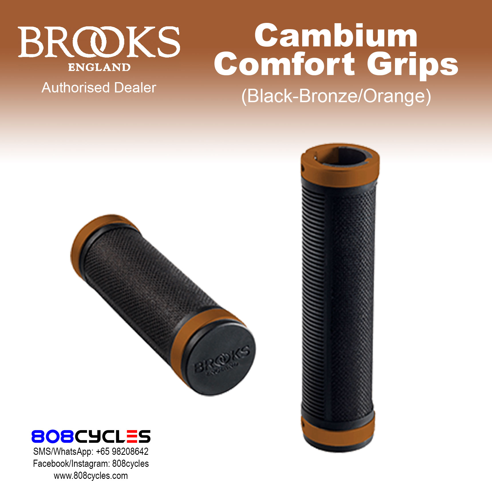 Brooks Cambium Comfort Grips 130/130mm - Image 4