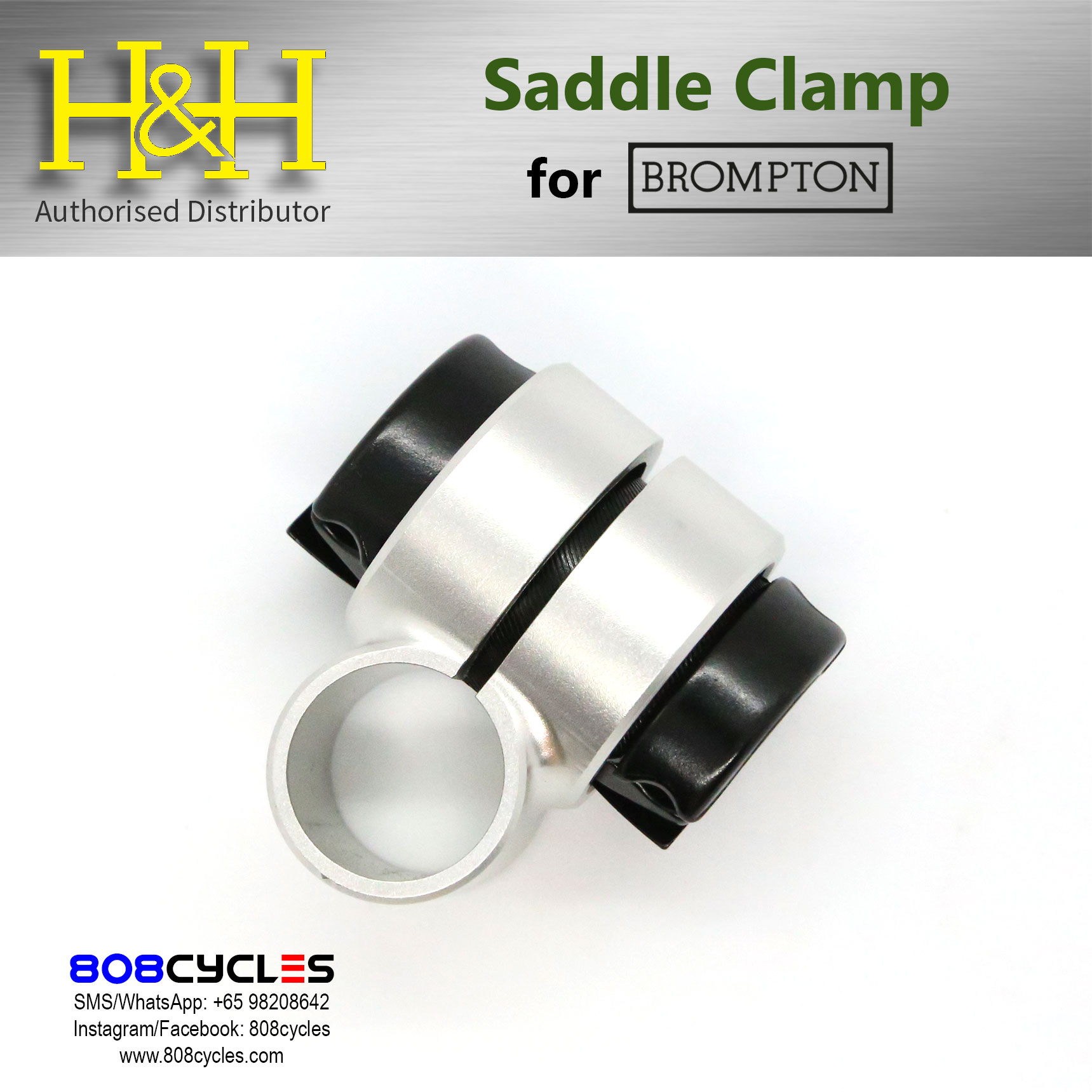 H&H Saddle Clamp for Brompton - Image 3