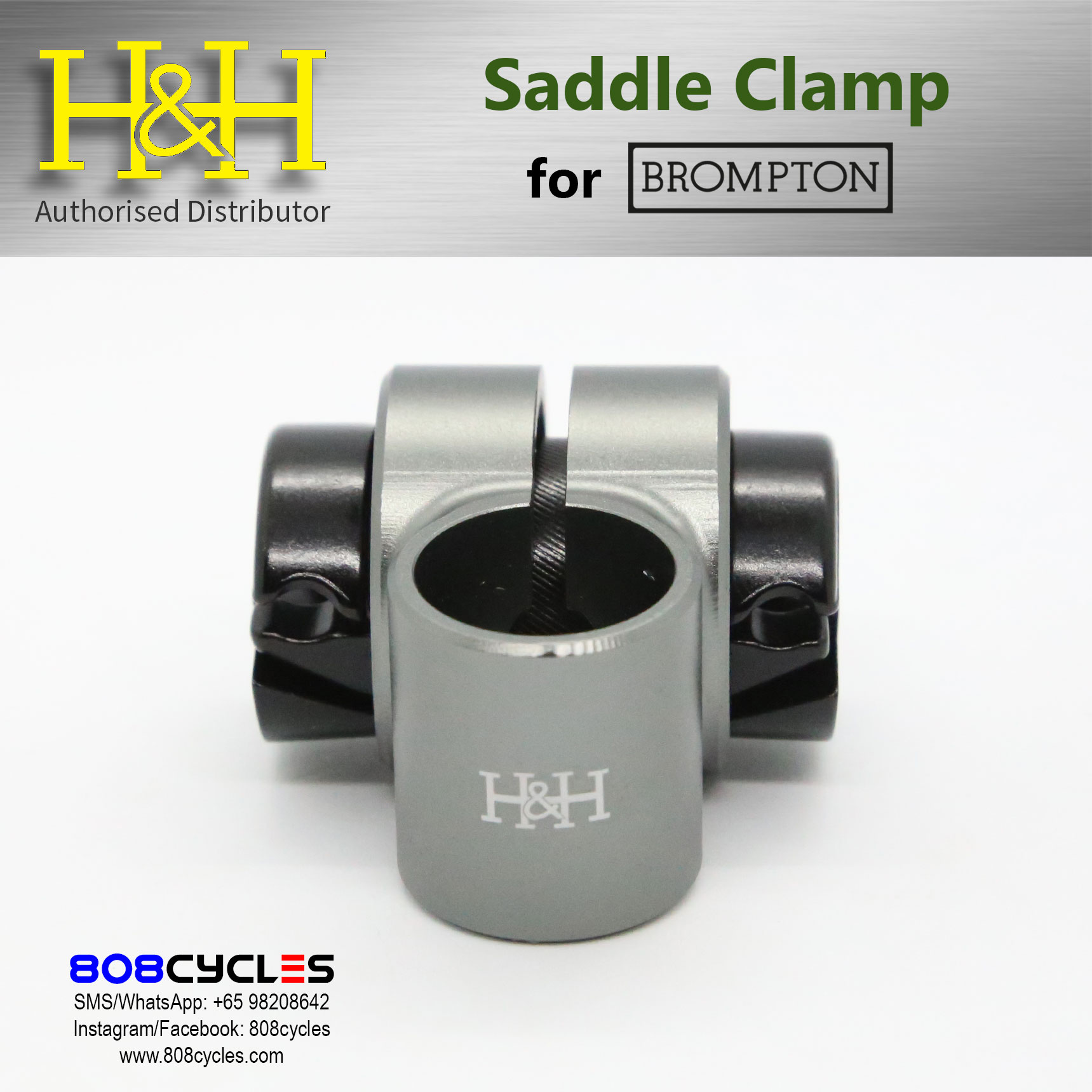 H&H Saddle Clamp for Brompton - Image 6