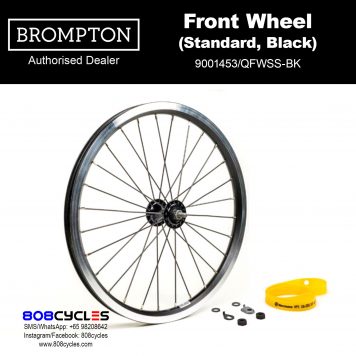 BROMPTON Front Wheel (Standard, Black)