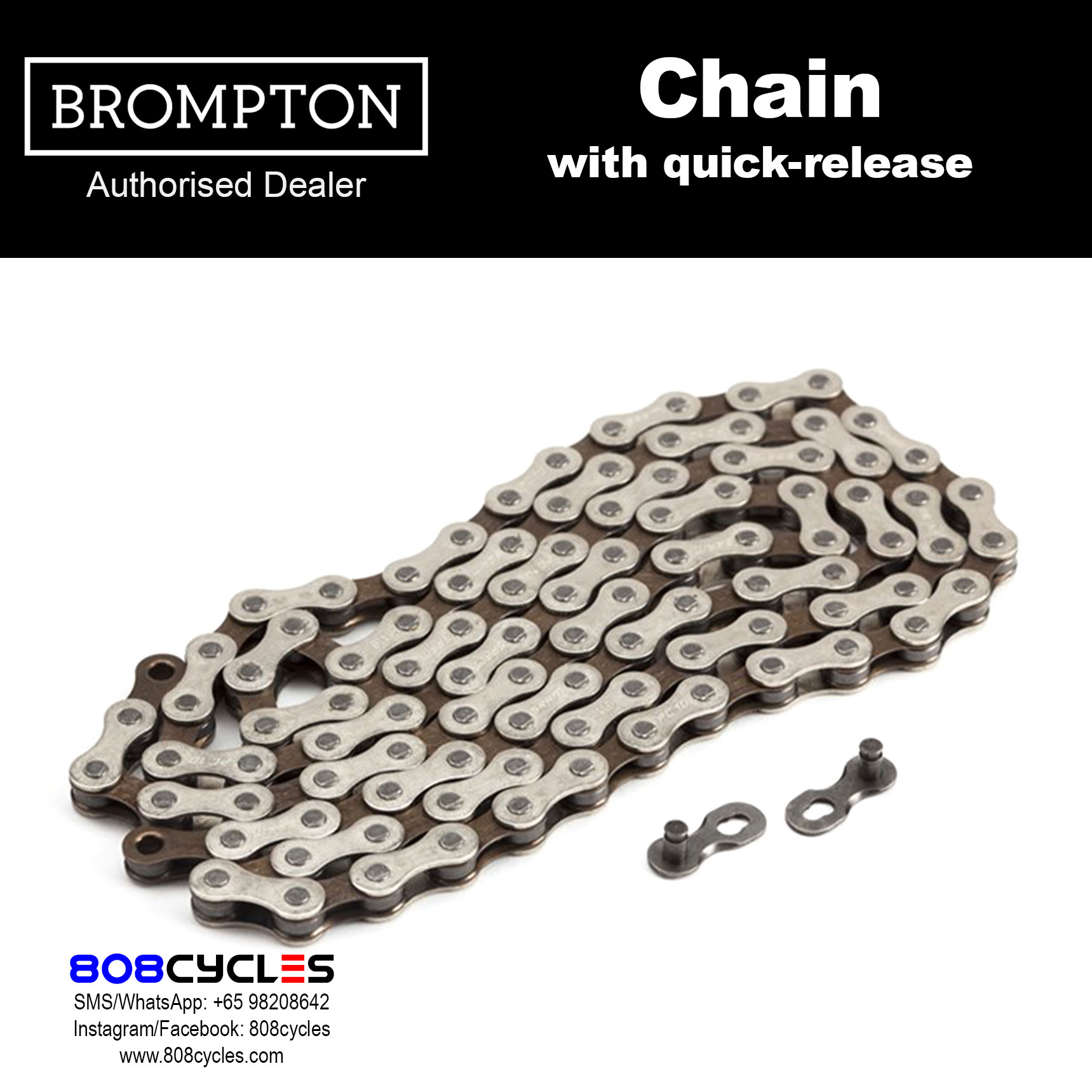 BROMPTON Chain (for 2-/3-/6-speed models)