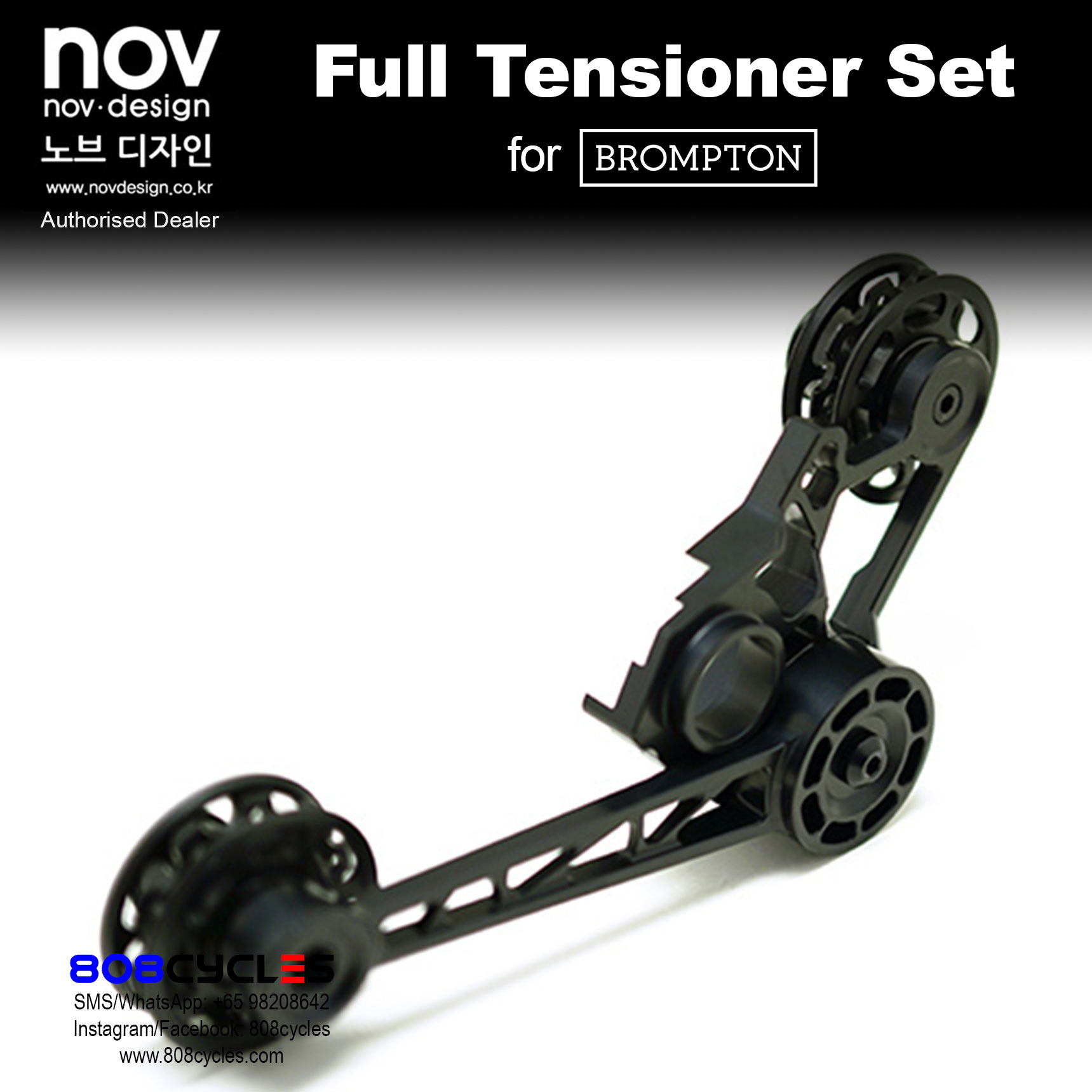 novdesign Chain Tensioner Set for Brompton - Image 5
