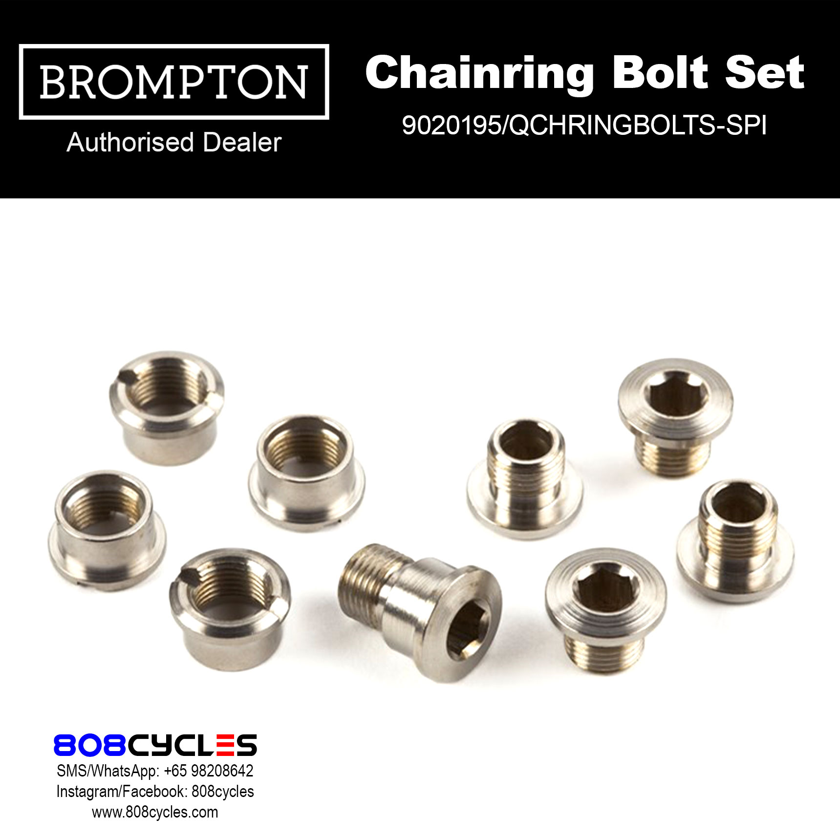 BROMPTON Chainring Bolt Set