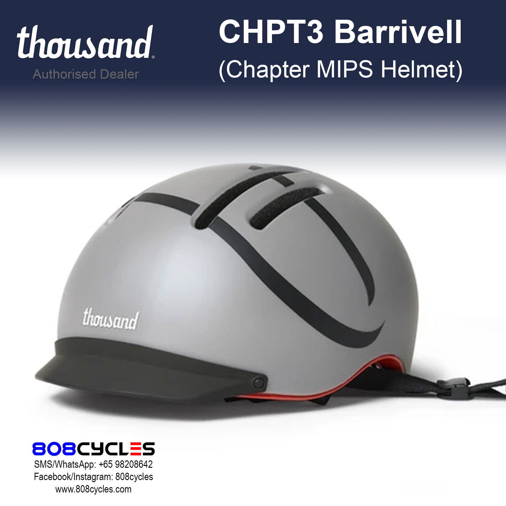 Thousand Chapter MIPS Bike Helmet – CHPT3 x Barrivell