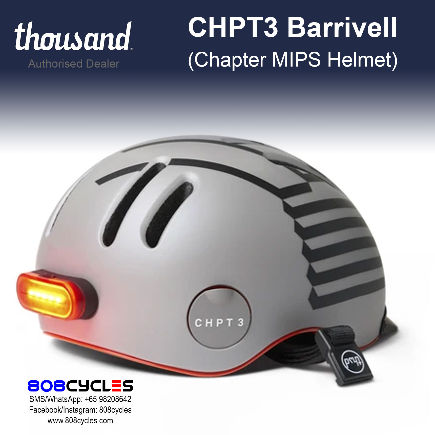 Thousand Chapter MIPS Bike Helmet – CHPT3 x Barrivell - Image 3