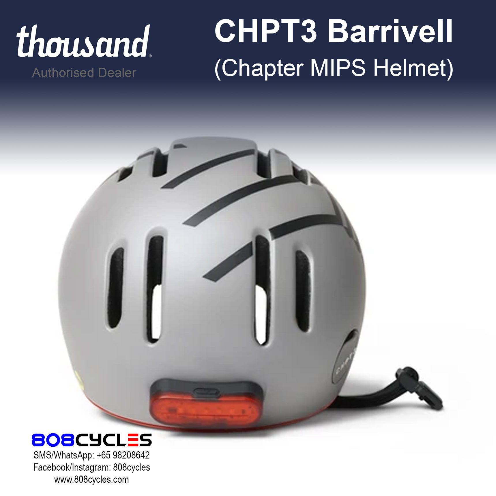 Thousand Chapter MIPS Bike Helmet – CHPT3 x Barrivell - Image 8