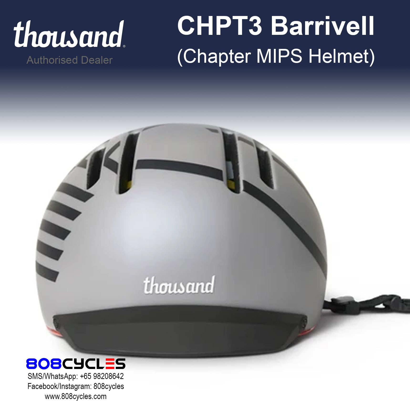 Thousand Chapter MIPS Bike Helmet – CHPT3 x Barrivell - Image 6