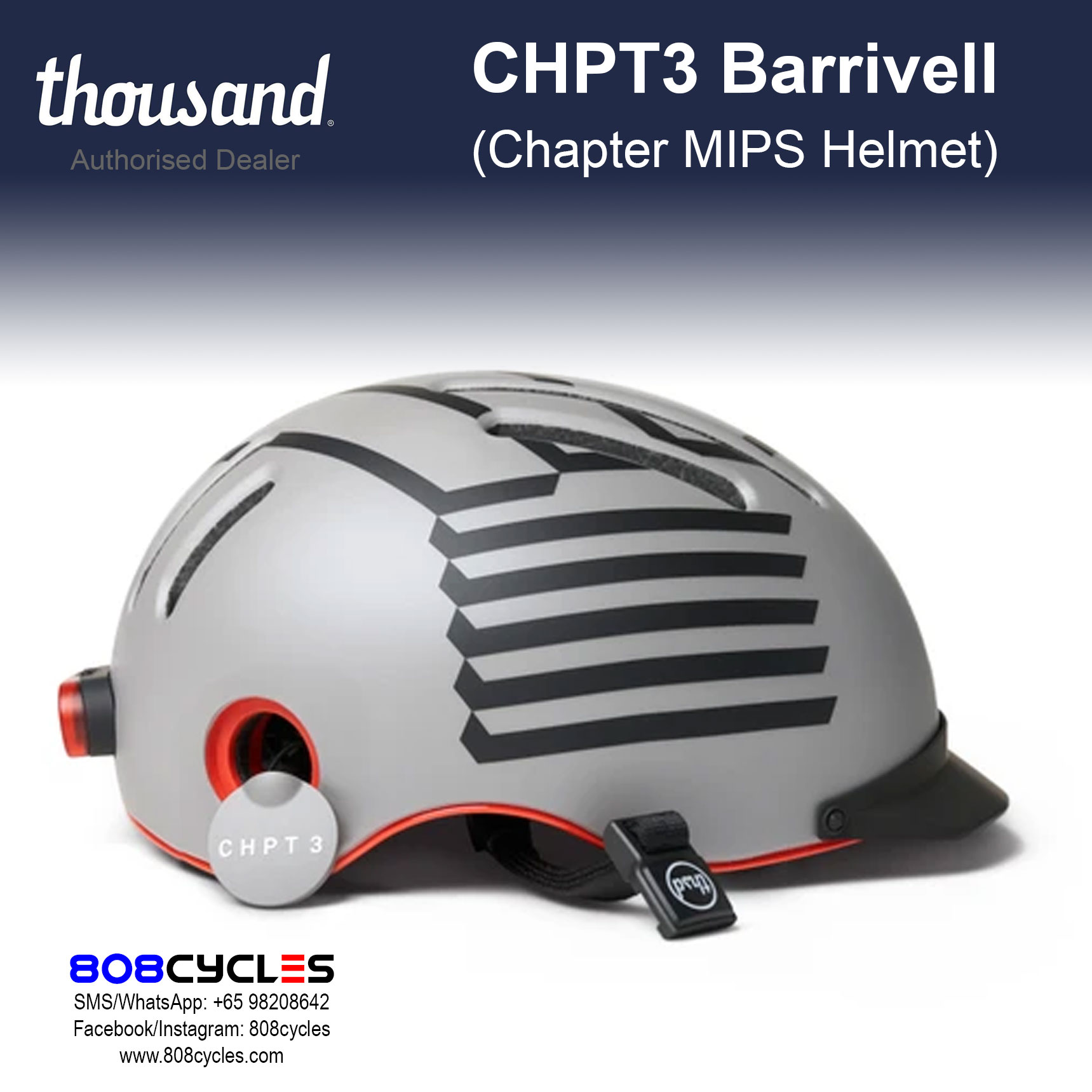 Thousand Chapter MIPS Bike Helmet – CHPT3 x Barrivell - Image 5