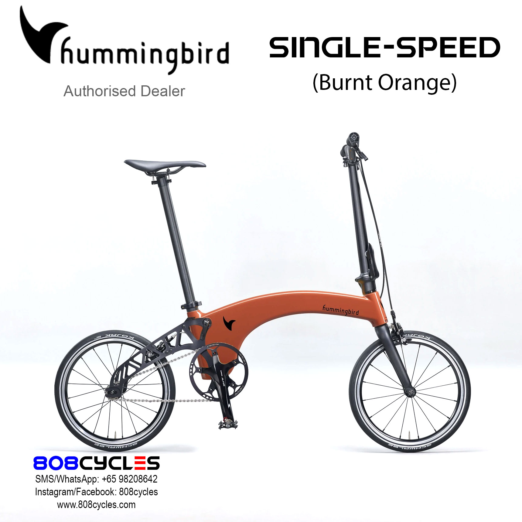 Hummingbird - 1-speed - Burnt Orange