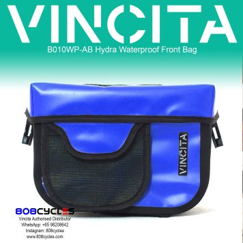 Vincita B010WP Hydra 7.6L Waterproof Front Bag for Brompton