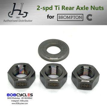 H&H 2-speed Rear Axle Ti Nuts