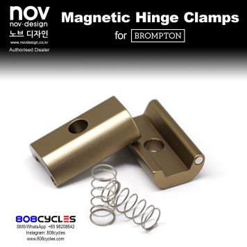 NOV DESIGN Magnetic Hinge Clamps for Brompton