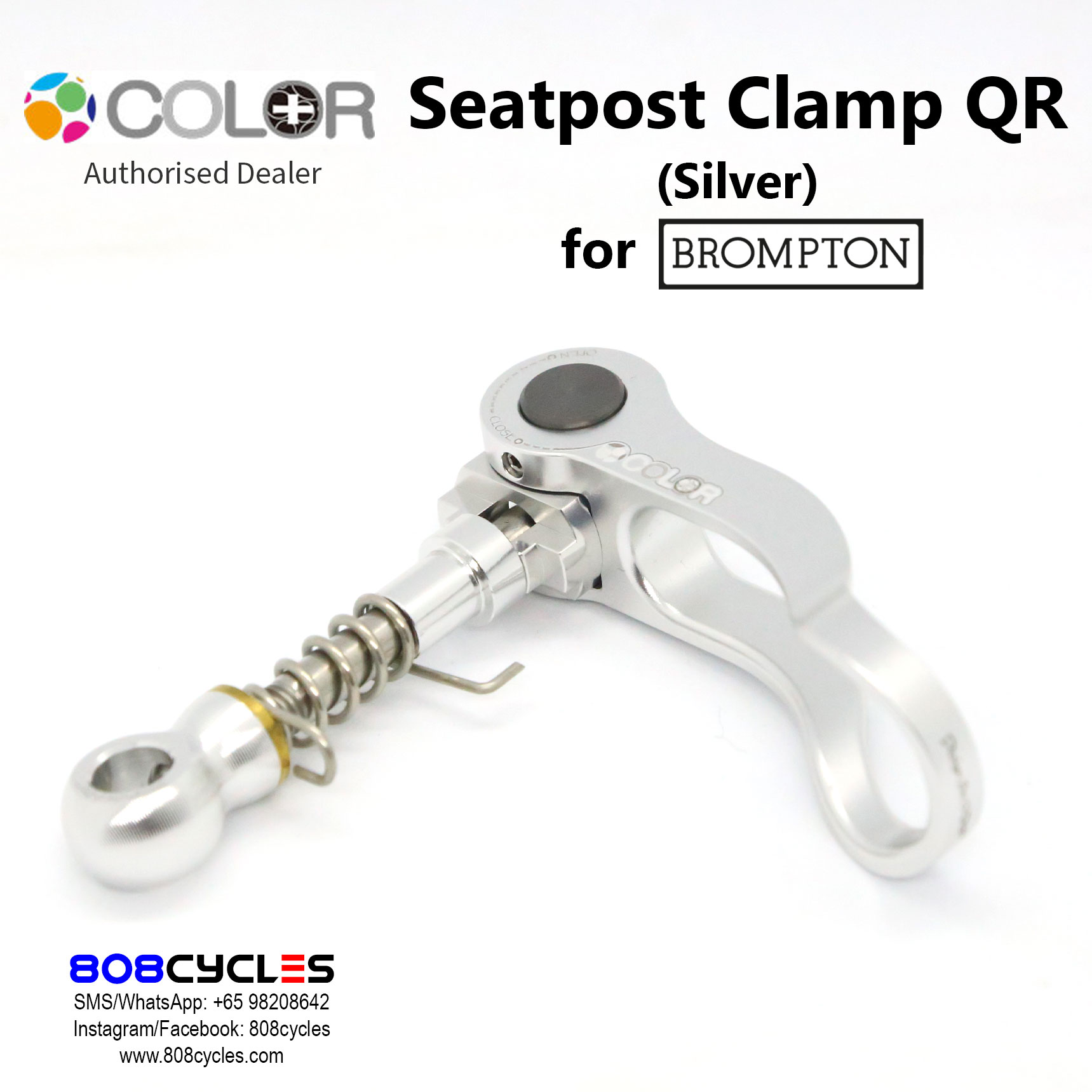 ColorPlus Seatpost Clamp for Bromptons - Image 4