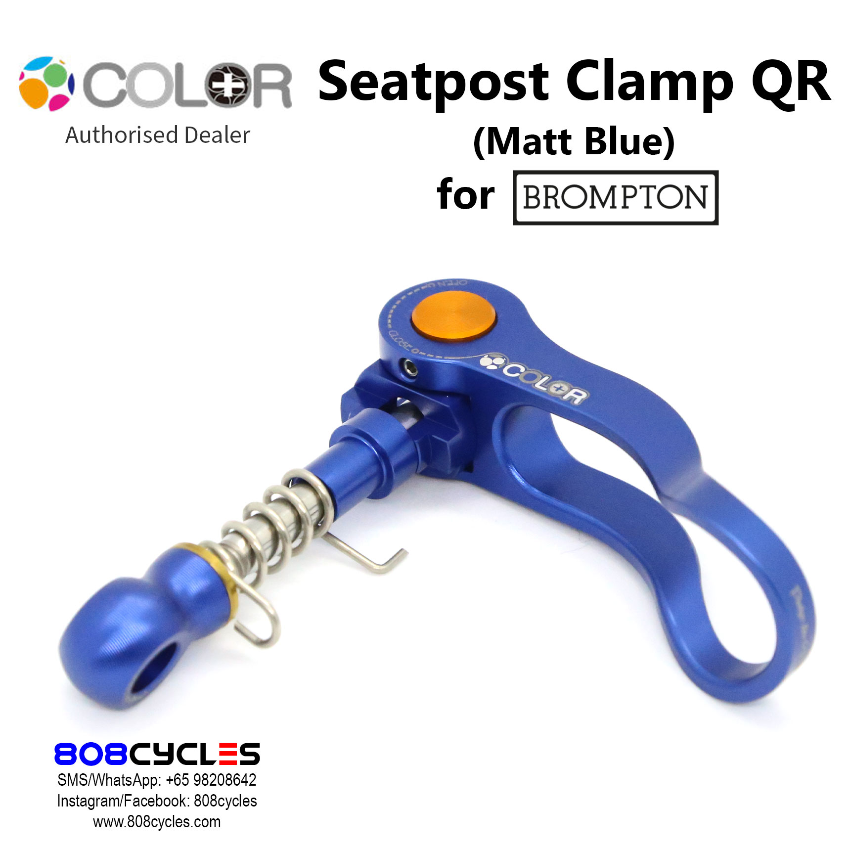 ColorPlus Seatpost Clamp for Bromptons - Image 6