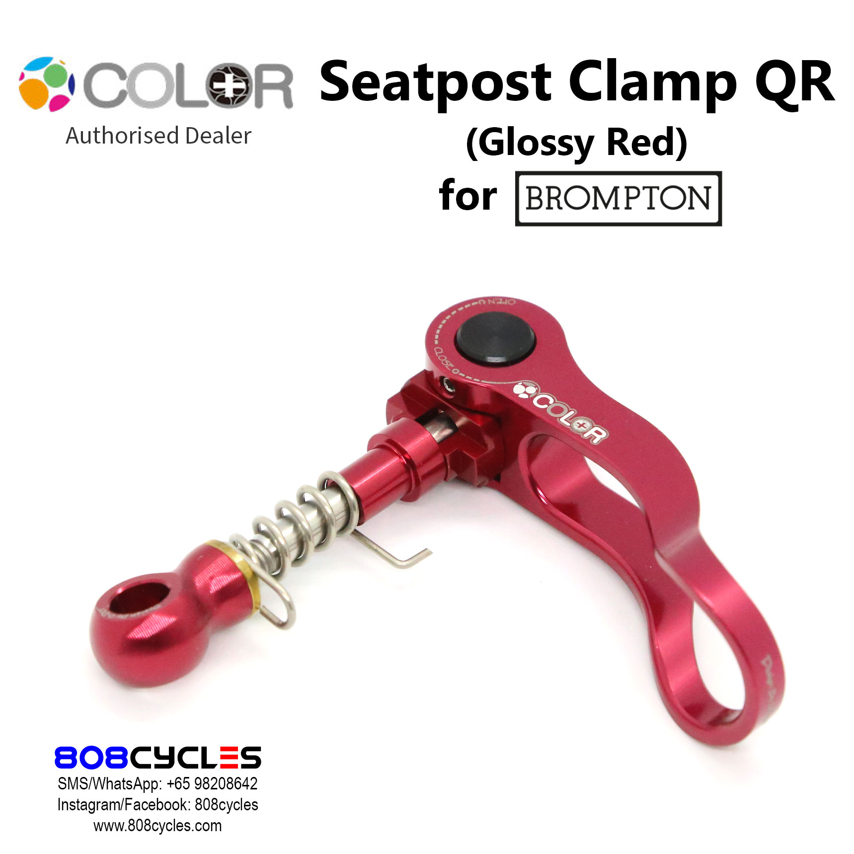 ColorPlus Seatpost Clamp for Bromptons - Image 8