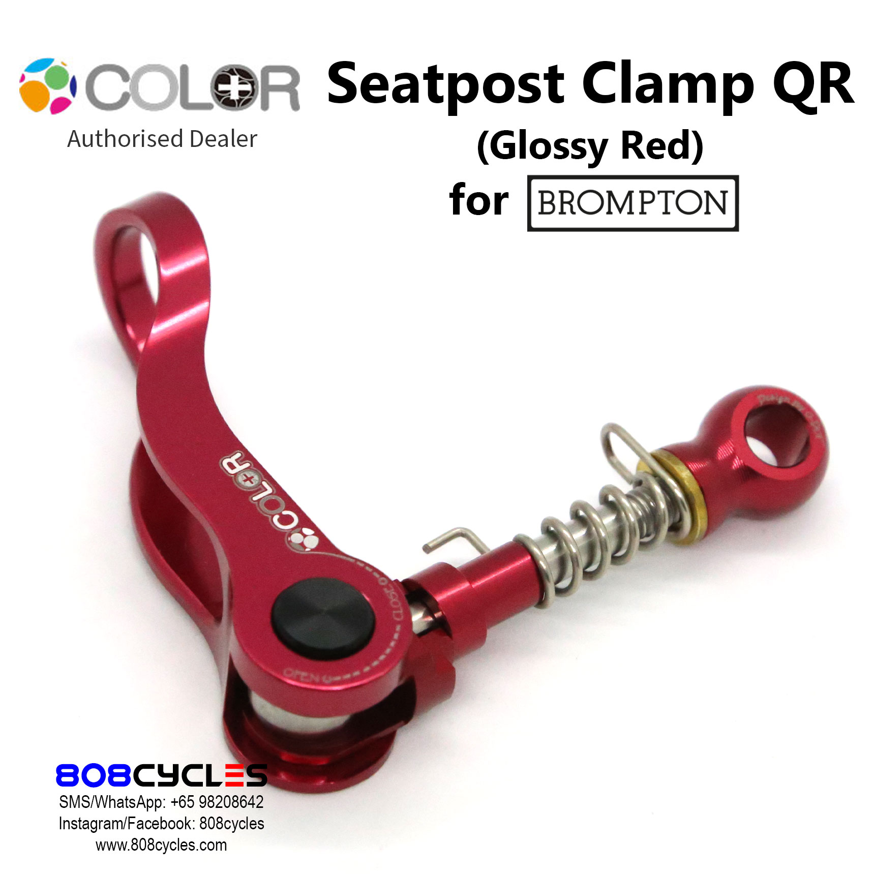 ColorPlus Seatpost Clamp for Bromptons - Image 7