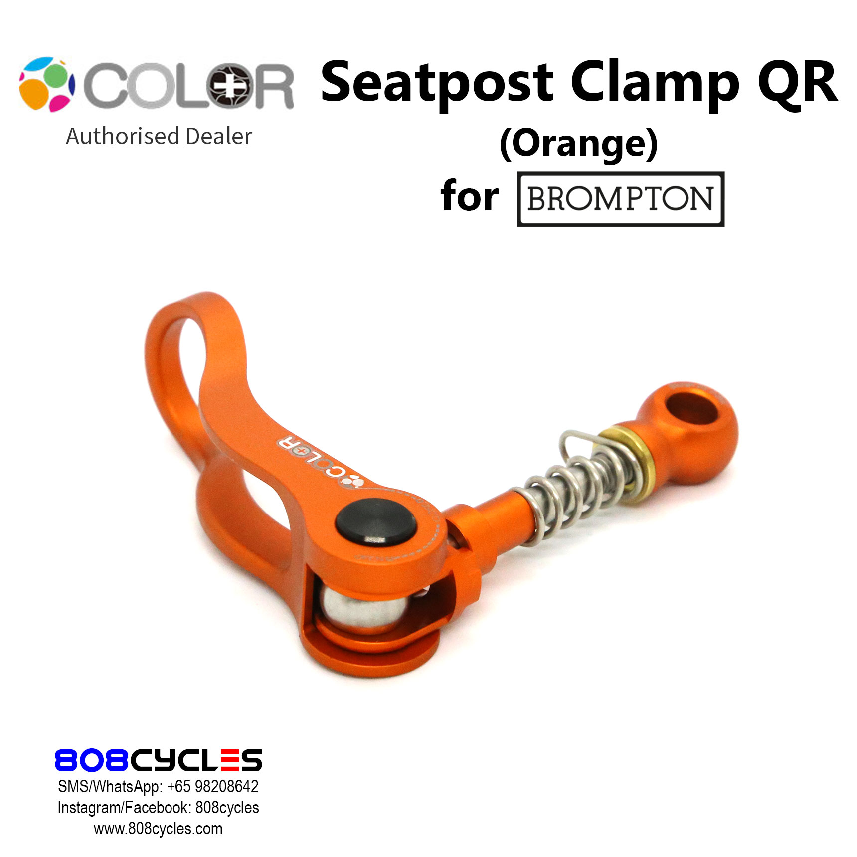 ColorPlus Seatpost Clamp for Bromptons - Image 9