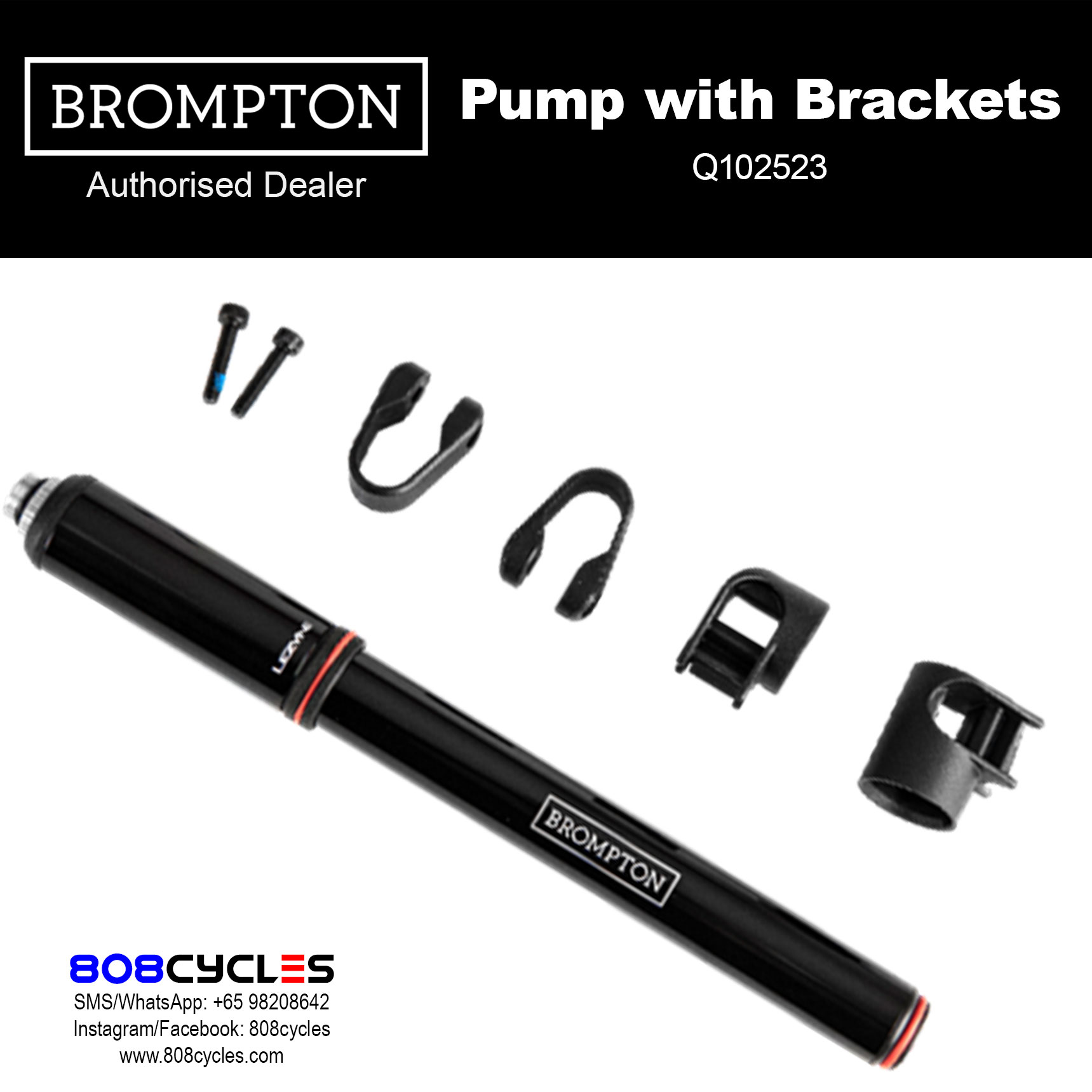 Brompton Pump With Mounting Brackets