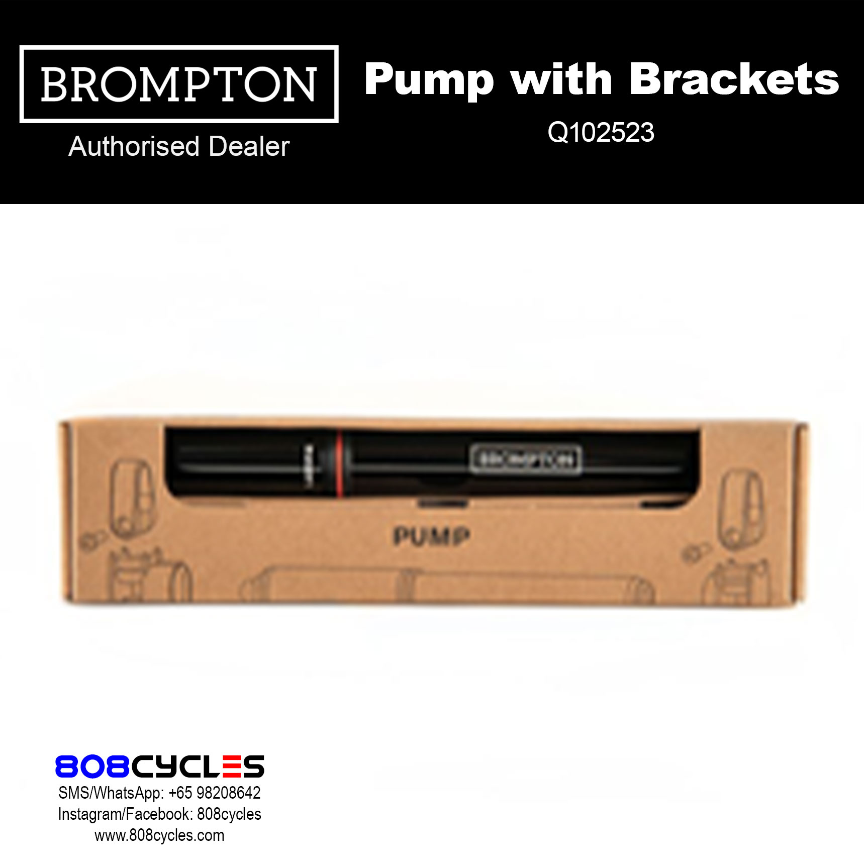 Brompton Pump With Mounting Brackets - Image 3