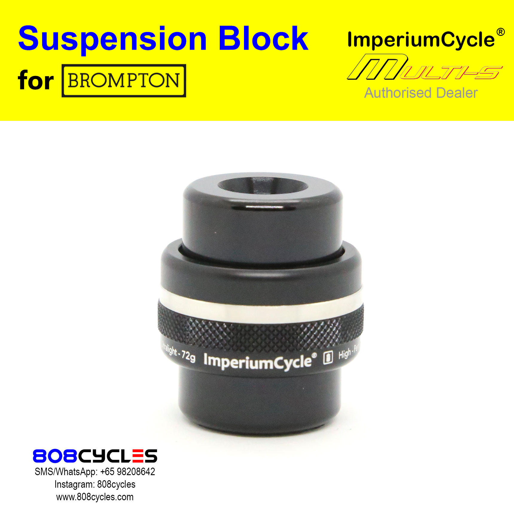 ImperiumCycle Suspension for Brompton A or old C Line