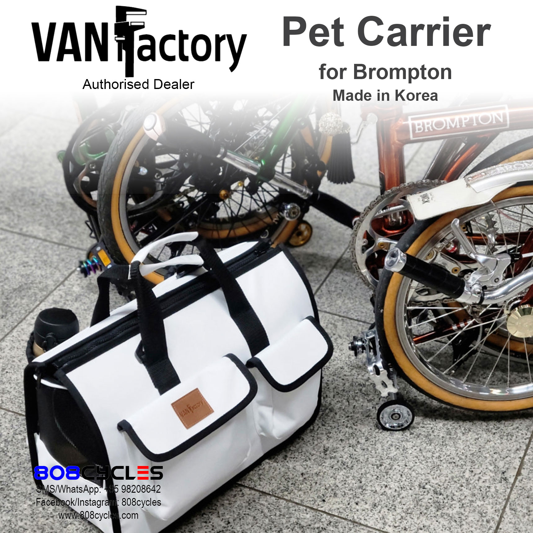 VanFactory SoPoong Pet Carrier - White - Image 2
