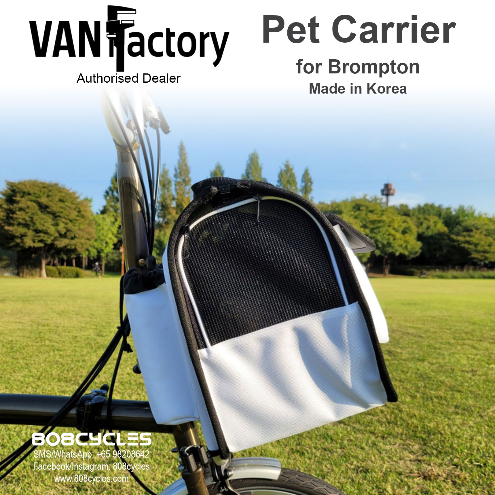 VanFactory SoPoong Pet Carrier - White - Image 5