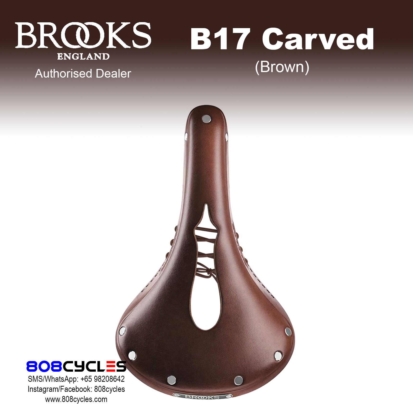 Brooks B17 Carved