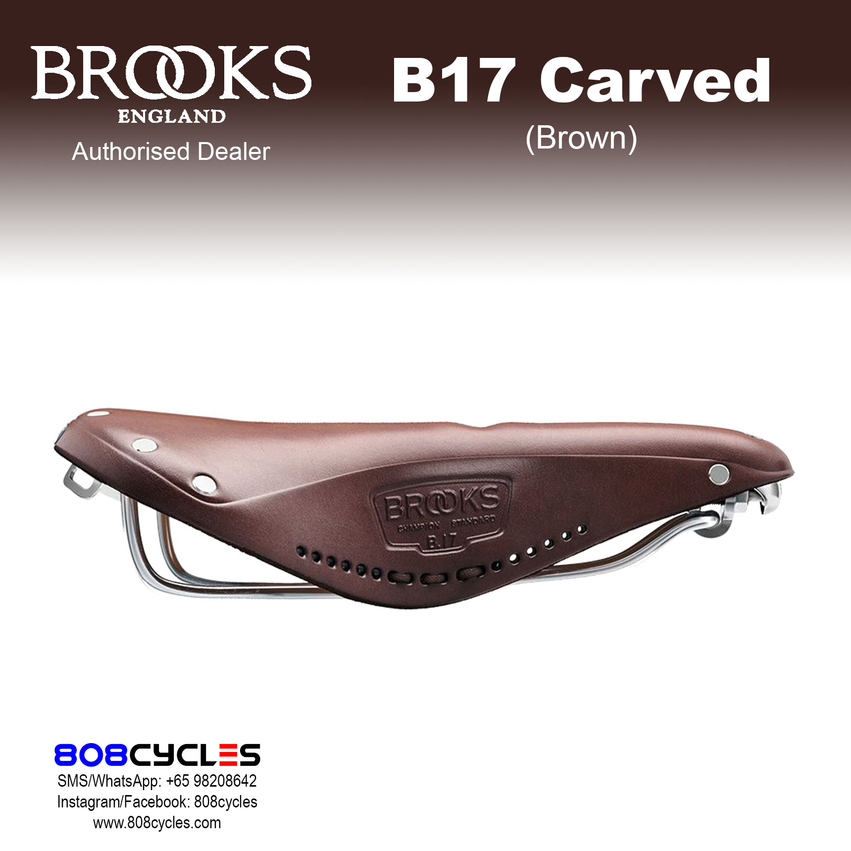 Brooks B17 Carved - Image 5