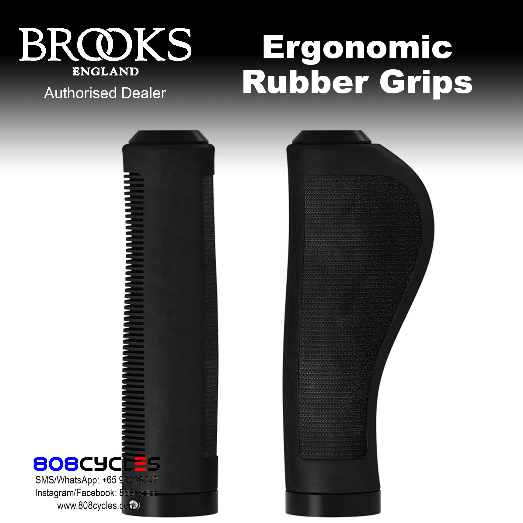 BROOKS Ergonomic Rubber Grips - Image 4